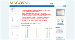 Desktop Screenshot of macoval.com