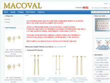 Tablet Screenshot of macoval.com